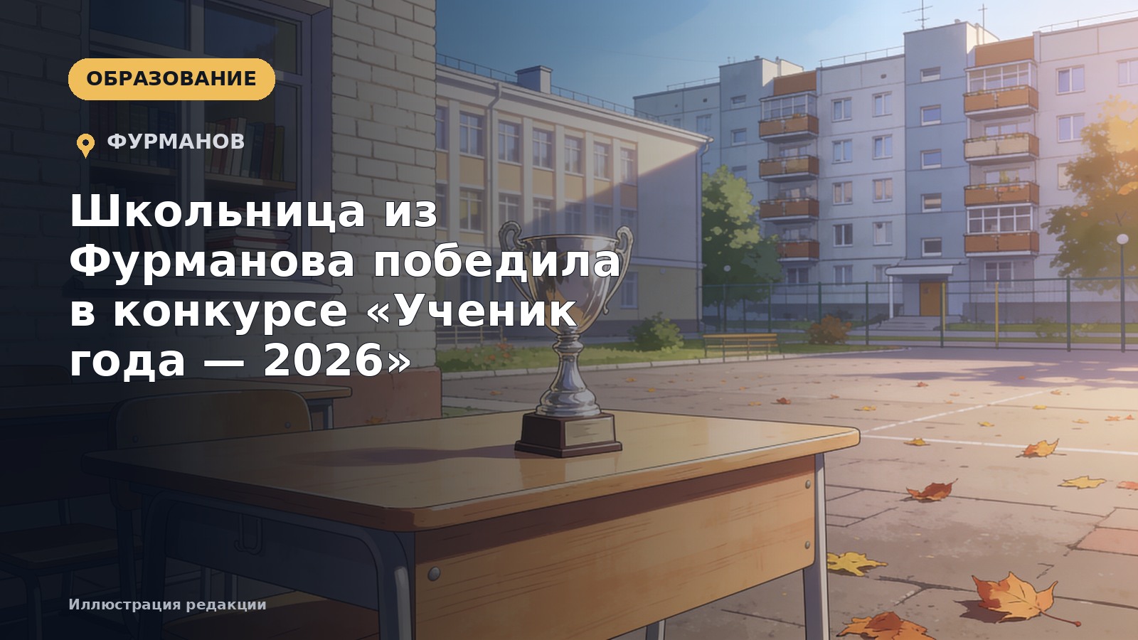 Школьница из Фурманова победила в конкурсе «Ученик года — 2026» — иллюстрация